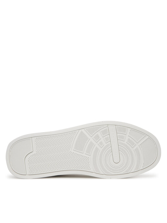 Tommy Hilfiger Laisvalaikio batai Tommy Hilfiger Court Best Tumbled Lth FM0FM05324 Écru