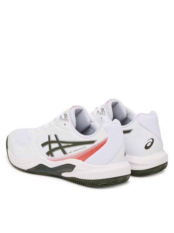 Asics Čevlji za tenis Asics Gel-Dedicate 9 Clay 1041A547 Bela