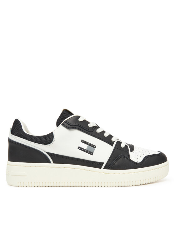 Tommy Jeans Laisvalaikio batai Tommy Jeans Tjm Retro Basket EM0EM01610 Balta