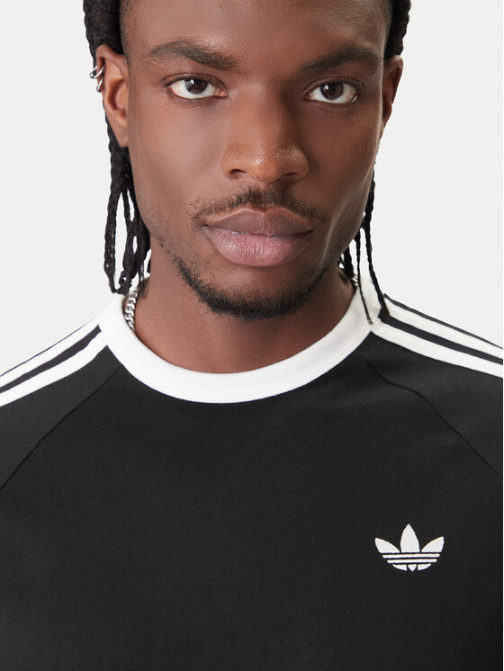 adidas adidas Футболка 3-Stripes KE3538 Чорний Regular Fit