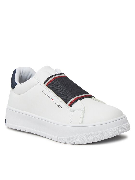 Tommy Hilfiger Sportcipők Tommy Hilfiger Lace-Up Sneaker T3X9-33358-1355 M Fehér