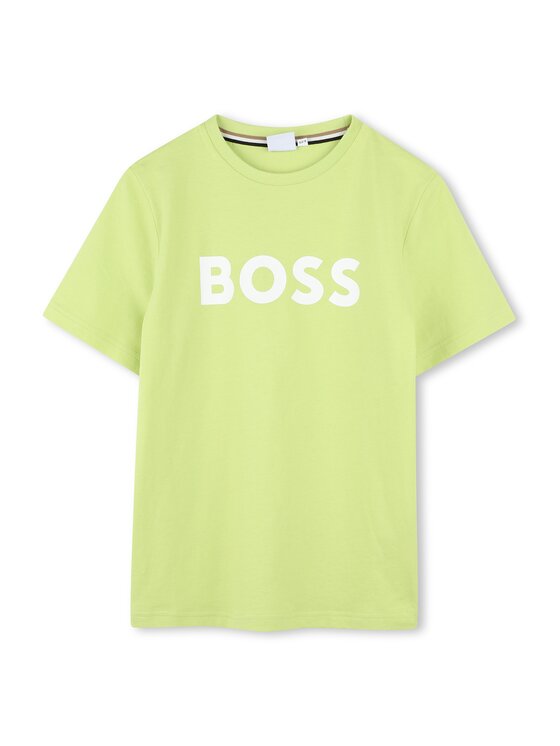 BOSS BOSS Футболка J52030 M Зелений Regular Fit