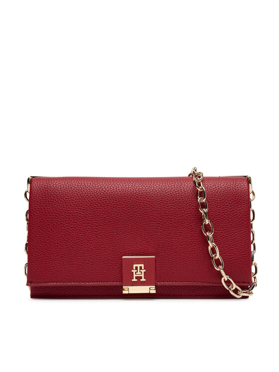 Tommy Hilfiger Kabelka Tommy Hilfiger Th Her Chain AW0AW17403 Červená
