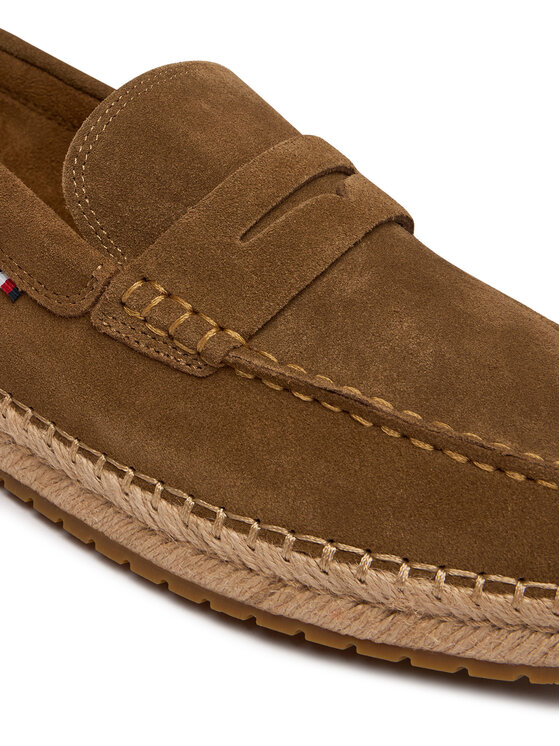 Tommy Hilfiger Espadrilky Tommy Hilfiger Flexible Hilfiger Sde Espadrille FM0FM05794 Hnedá