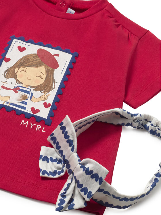 Mayoral Mayoral Camiseta 1081 Rojo Regular Fit