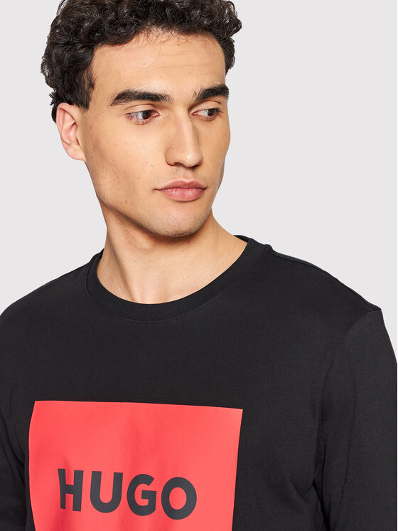 HUGO Hugo Футболка Dulive222 50467952 Чорний Regular Fit