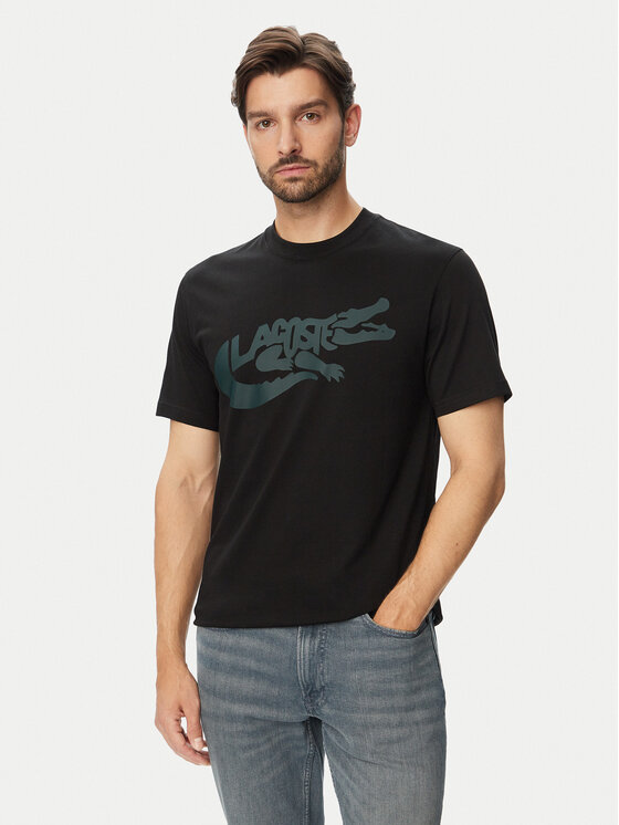 Lacoste Lacoste Camiseta TH9990 Negro Classic Fit