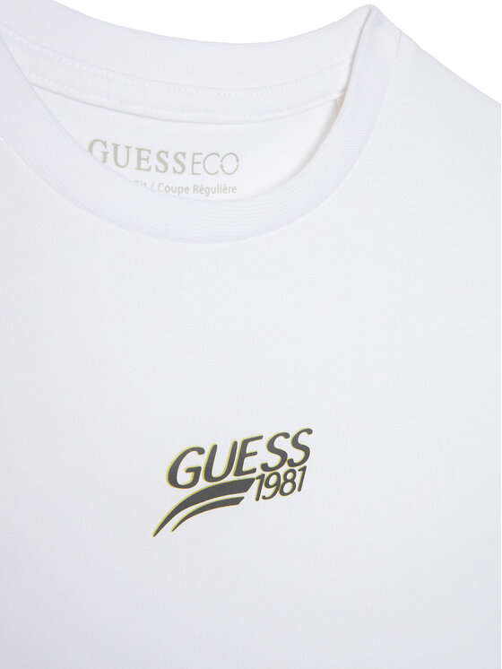 Guess Guess Camiseta L6RI10 K8HM4 Blanco Regular Fit