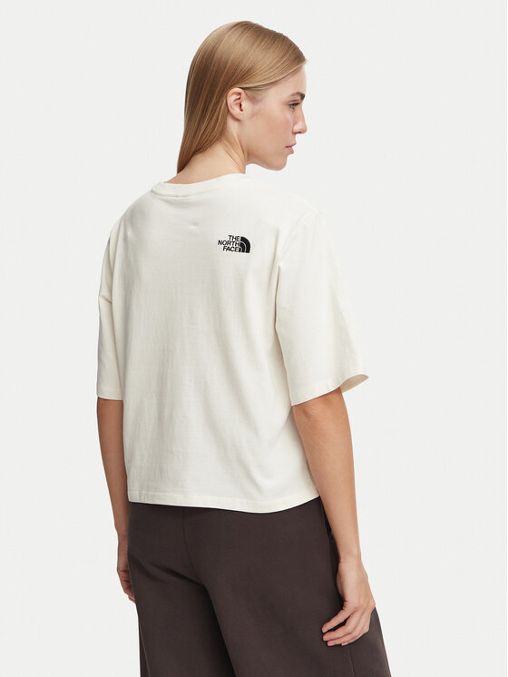 The North Face The North Face Camiseta NF0A8JAP Beige claro Boxy Fit