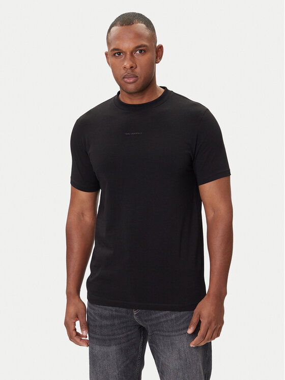 KARL LAGERFELD KARL LAGERFELD Camiseta 755051 554235 Negro Regular Fit