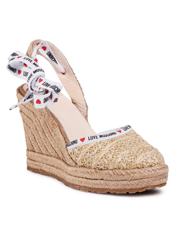 LOVE MOSCHINO Еспадрильї LOVE MOSCHINO JA1047AI0AJQ0107 Бежевий