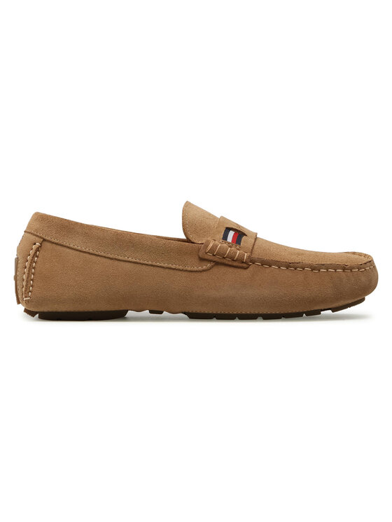 Tommy Hilfiger Mokasinai Tommy Hilfiger Iconic Rwb Suede Driver FM0FM03482 Ruda