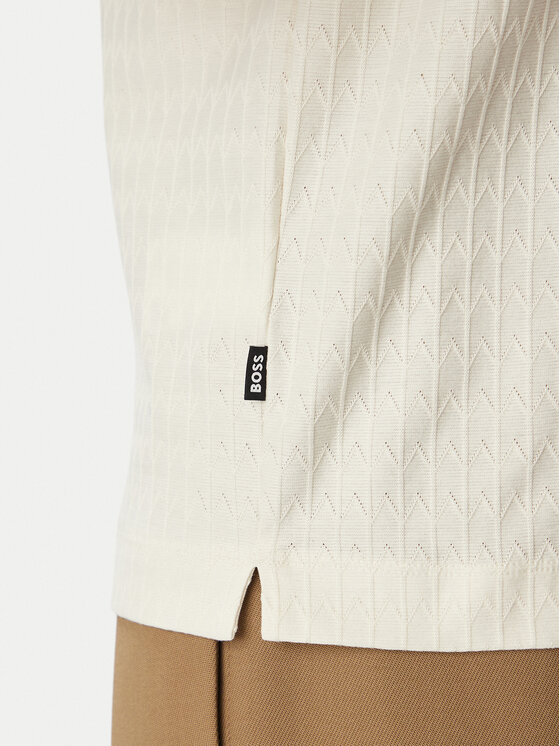 BOSS BOSS Camiseta H-Thompson 321 50567970 Crema Regular Fit