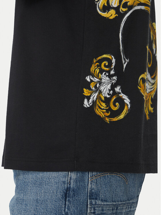 Versace Jeans Couture Versace Jeans Couture Футболка 78GAH6RB Чорний Regular Fit
