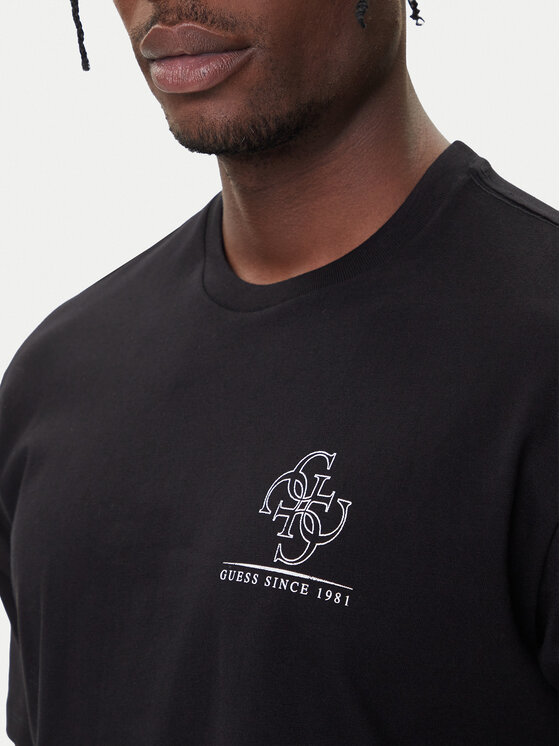 Guess Guess Camiseta M5BI56 KBZV1 Negro Relaxed Fit