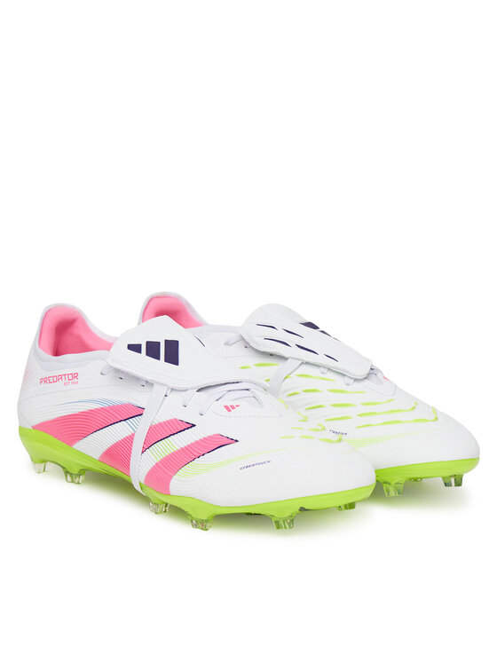 adidas Взуття для футболу adidas Predator Pro Fold-Over Tongue Firm Ground JR0440 Білий