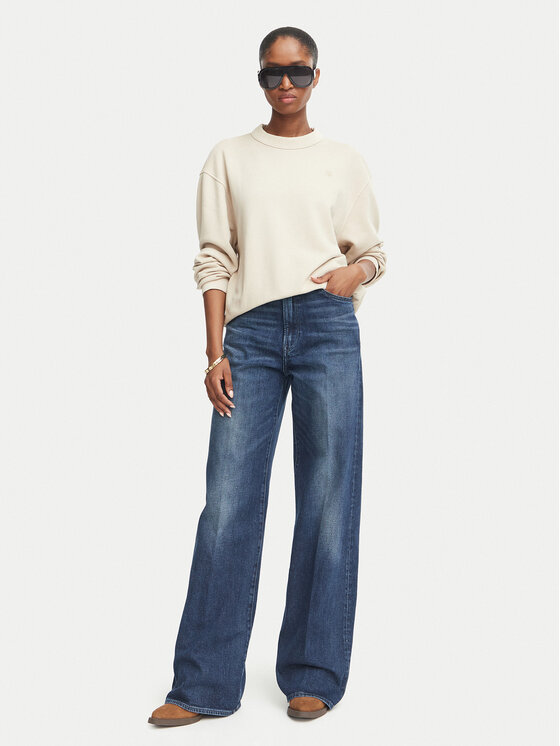G-STAR G-Star Jeans hlače Deck 2.0 D23591-E205 Mornarsko modra Wide Leg