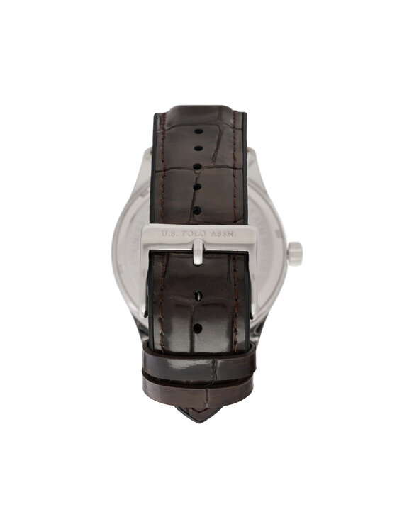 U.S. Polo Assn. Годинник U.S. Polo Assn. Yale USP7369WH Коричневий