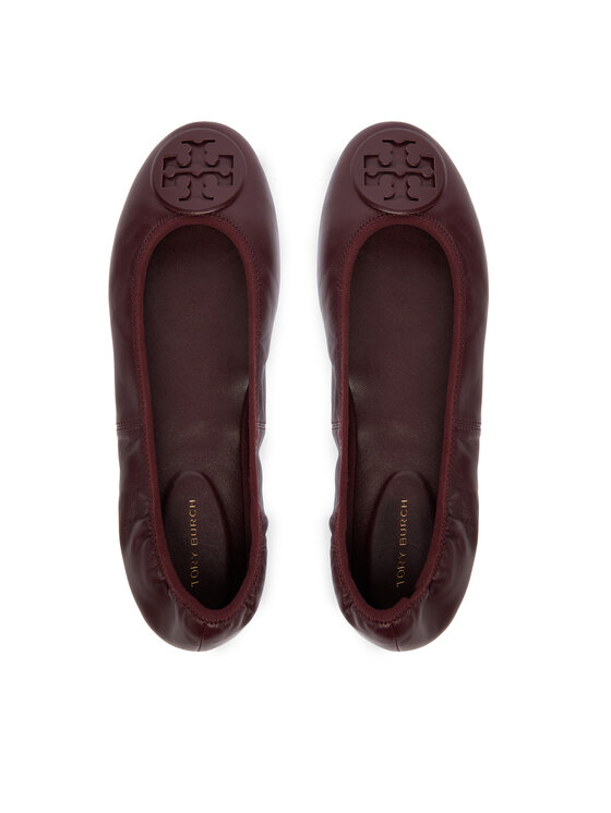 Tory Burch Балетки Tory Burch Reva 174536 Бордовий