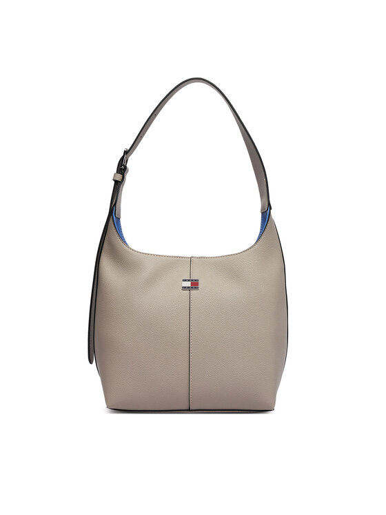 Tommy Jeans Kabelka Tommy Jeans Tjw City Bucket AW0AW19062 Světle béžová