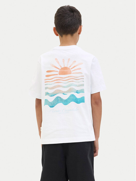 Jack & Jones Junior Jack & Jones Junior Футболка Canggu 12278649 Білий Relaxed Fit