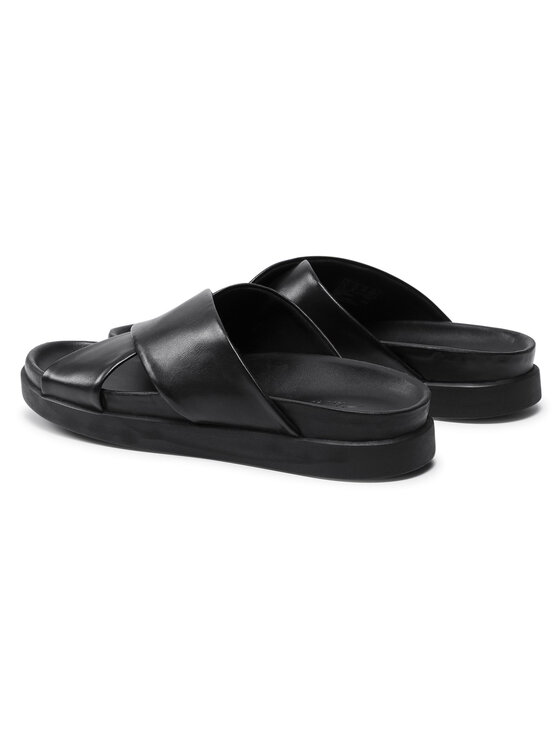Clarks Шльопанці Clarks Sunder Cross 261479787 Чорний