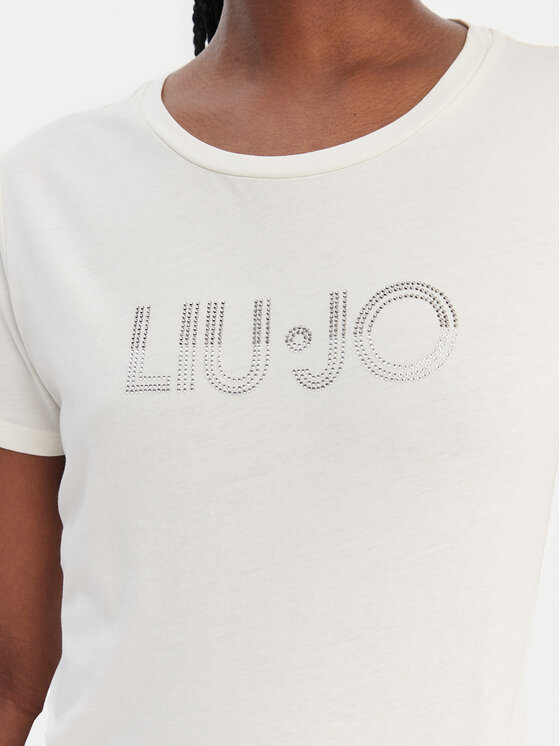 Liu Jo Sport Liu Jo Sport Camiseta TA6056 JS923 Écru Regular Fit