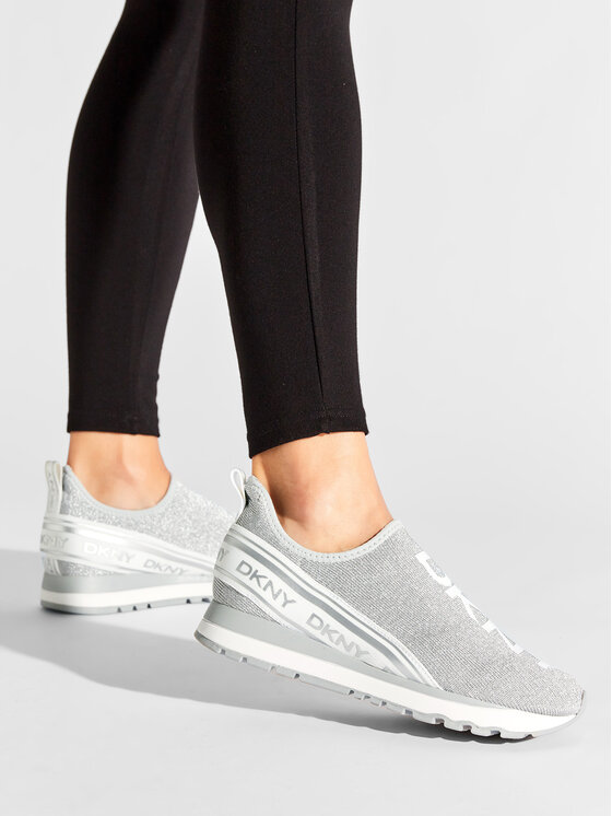 DKNY Sportcipők DKNY Jay-Slip On Sneake K1254231 Ezüst
