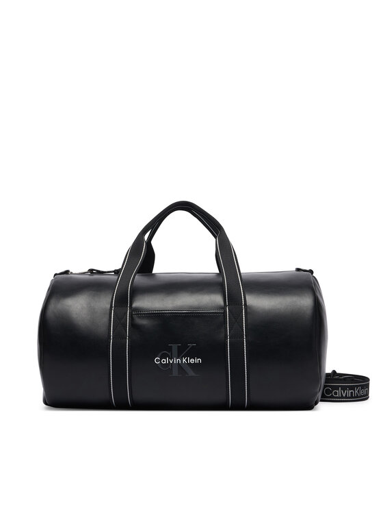 Calvin Klein Torba Calvin Klein Bold Logo Webbing Weekender LV04D3461G Czarny