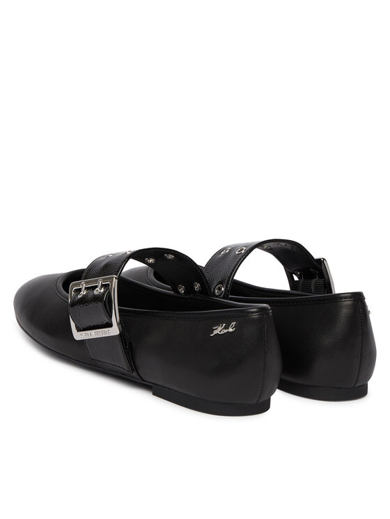 KARL LAGERFELD Балетки KARL LAGERFELD Karo KL40126 Чорний