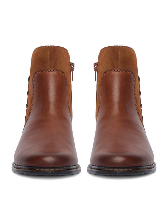 Rieker Polokozačky Rieker CEO-Z4951-24 Hnědá
