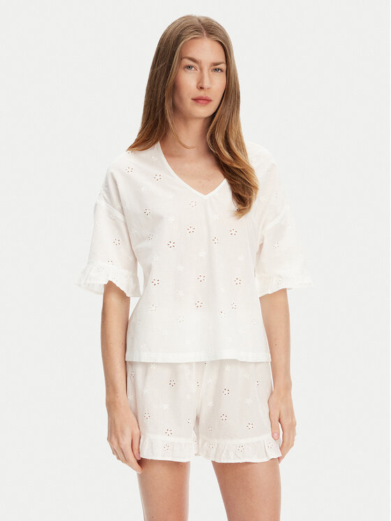 United Colors Of Benetton United Colors Of Benetton Піжама 4SHX3P03X Écru Regular Fit
