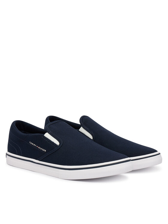 Tommy Hilfiger Гуменки Tommy Hilfiger Vulc Core Slip On FM0FM05689 Тъмносин