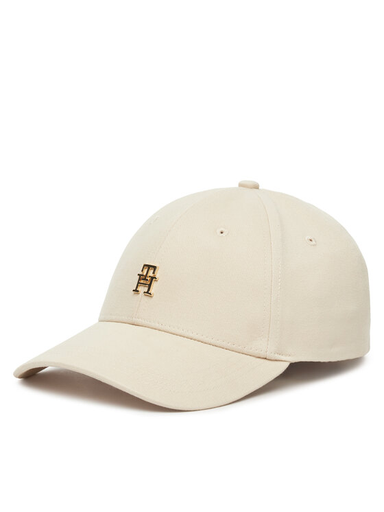 Tommy Hilfiger Šiltovka Tommy Hilfiger Elevated Chic AW0AW17631 Béžová