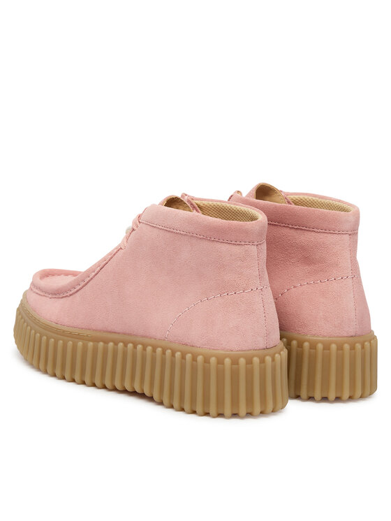 Clarks Черевики Clarks Torhill Moss 26184636 Рожевий