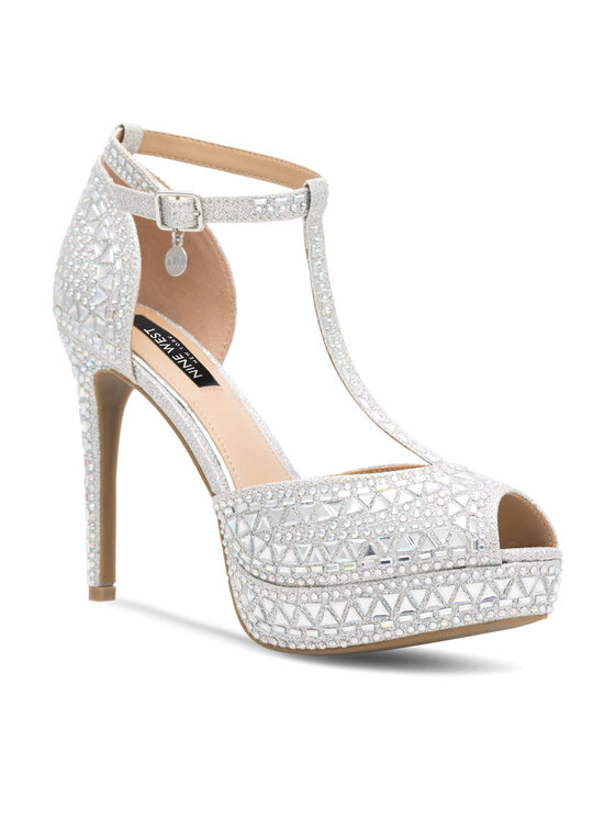 Nine West Σανδάλια Nine West NISA SY015-1NW Ασημί