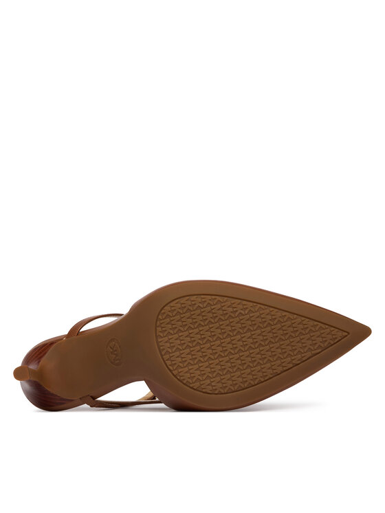 MICHAEL Michael Kors Pantofi cu toc subțire MICHAEL Michael Kors Dina 40R6DIHP1L Maro