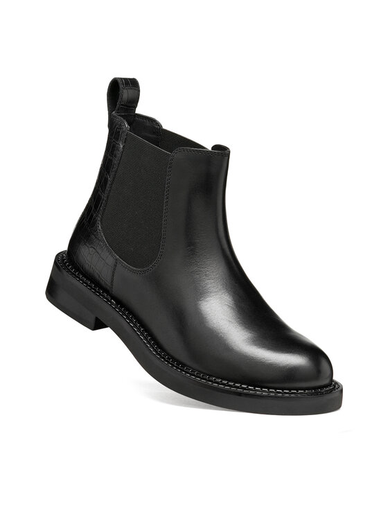 Geox Sztyblety Geox D Serilda D66WYA 4340 C9999 Czarny