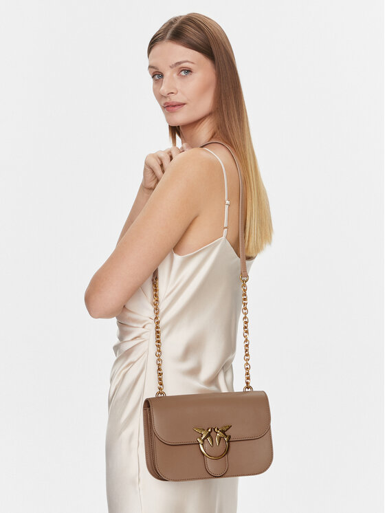 PINKO Bolso Pinko Love Bell Classic AI 23-24 PLTT 100046 A14P Marrón