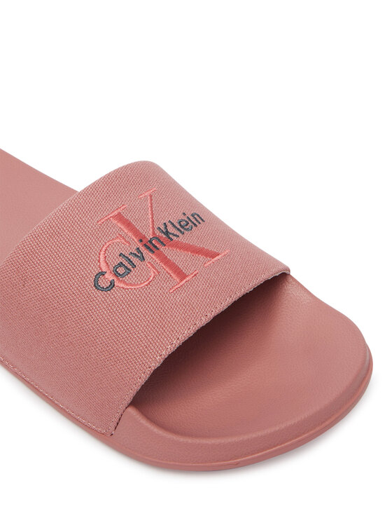 Calvin Klein Šlepetės Calvin Klein Ess Slide Cv HW0HW02958 Rožinė
