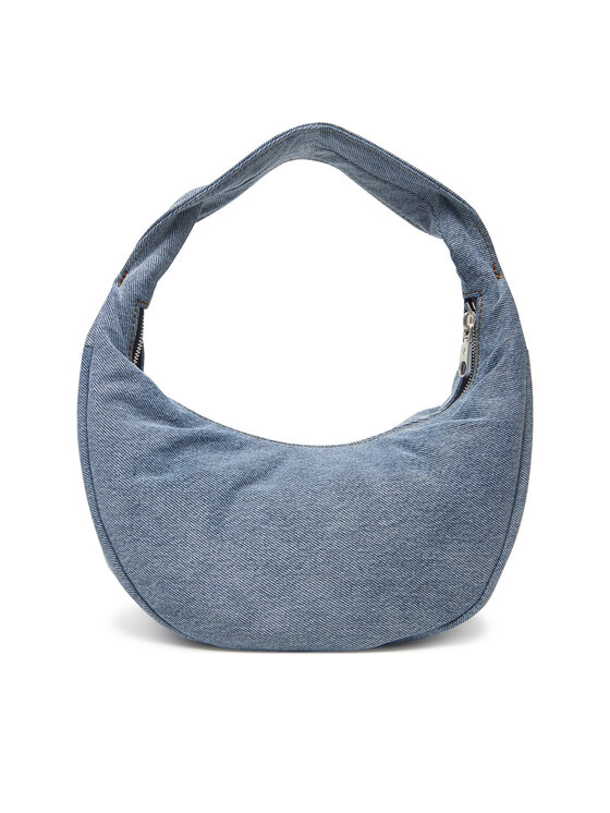 Calvin Klein Geantă Calvin Klein Denim Soft Crescent Sm LV04F3207G Albastru
