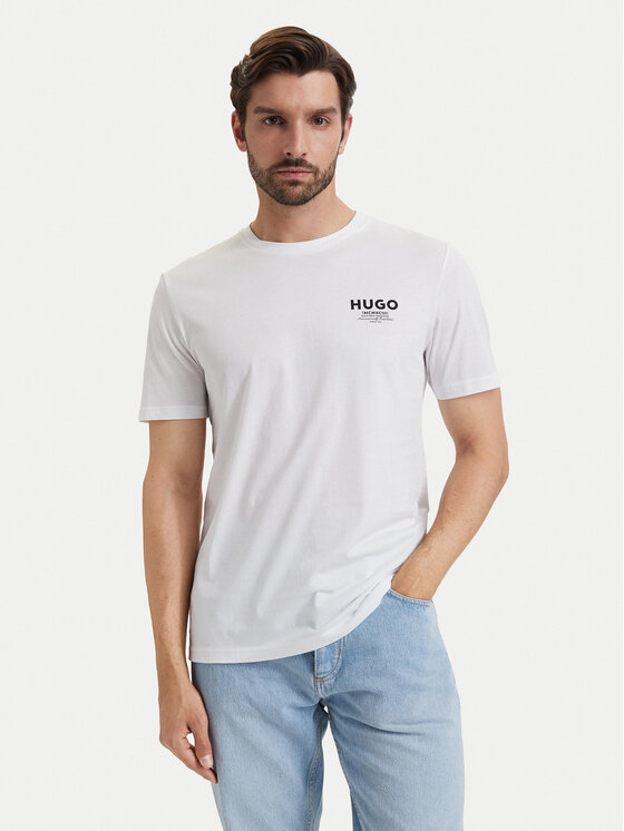HUGO HUGO Camiseta Nesptee 50572740 Blanco Regular Fit