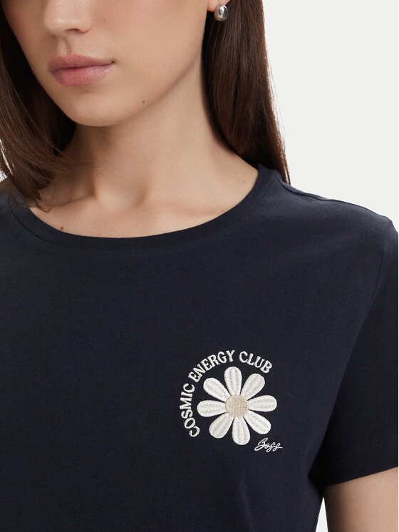 BOSS BOSS Camiseta C_Elove_5 50566827 Azul marino Slim Fit
