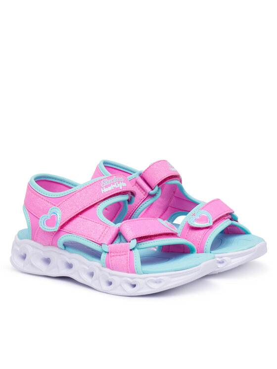 Skechers Босоніжки Skechers Heart Lights Sandals 303114L/PKTQ Рожевий