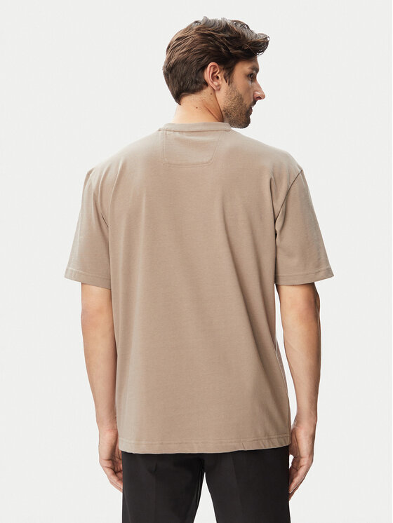 BOSS BOSS Majica Tee 10 50519368 Bež Relaxed Fit