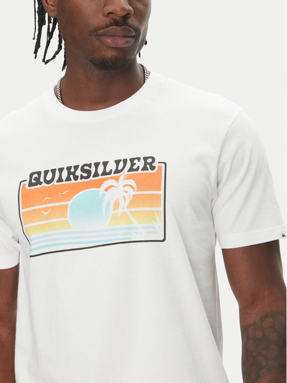 Quiksilver Quiksilver Футболка EQYZT08065 Білий Regular Fit