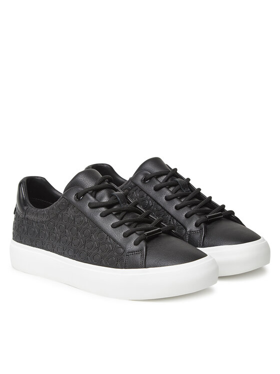 Calvin Klein Αθλητικά Calvin Klein Vulc Lace Up Mono Pu HW0HW02573 Μαύρο