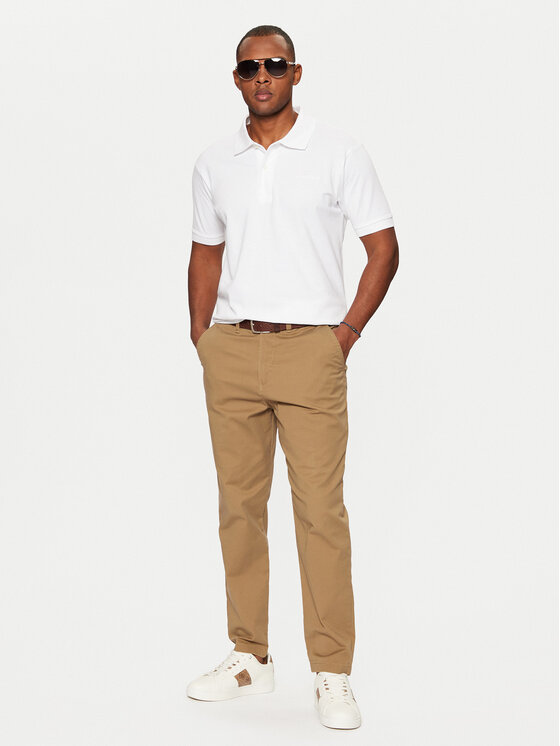 Guess Jeans Guess Jeans Polo majica M4BP29 KCJV1 Bela Regular Fit