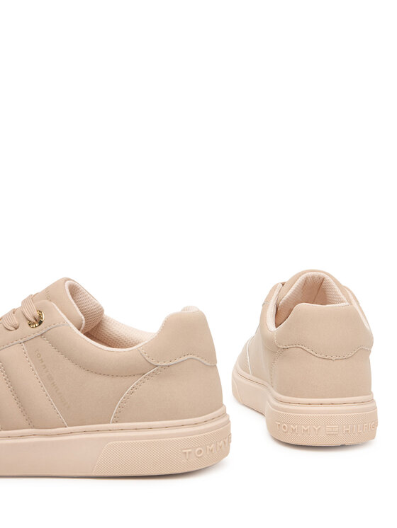 Tommy Hilfiger Sneakers Tommy Hilfiger Low Cut Lace-Up Sneaker T3A9-35086-0315 D Bej deschis