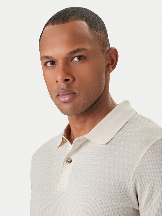 JOOP! JOOP! Polo Jorge 30101934 Écru Slim Fit